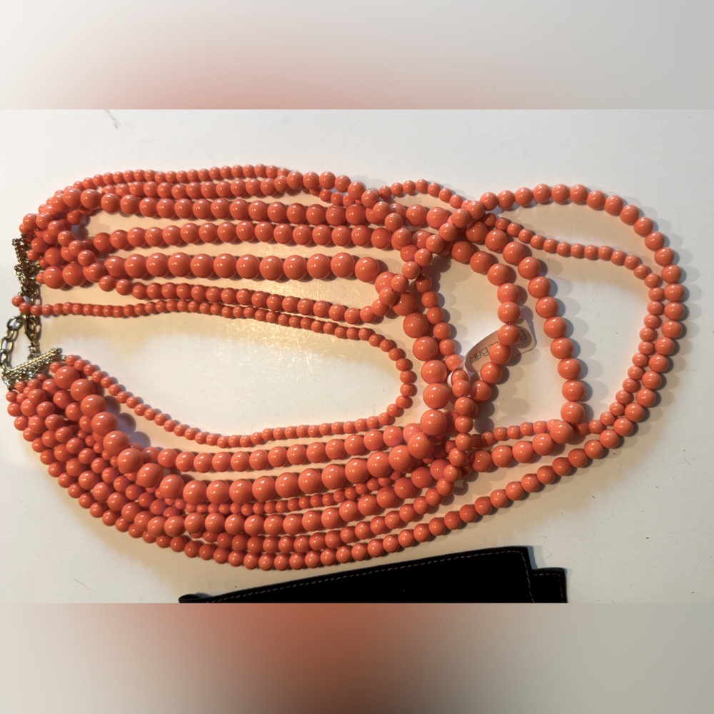 BAUBLEBAR Beaded Orange Layered beads.